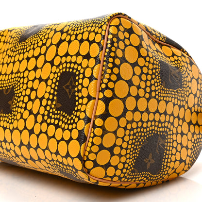Louis Vuitton Monogram Kusama Town Speedy 30 Yellow 8 of 8