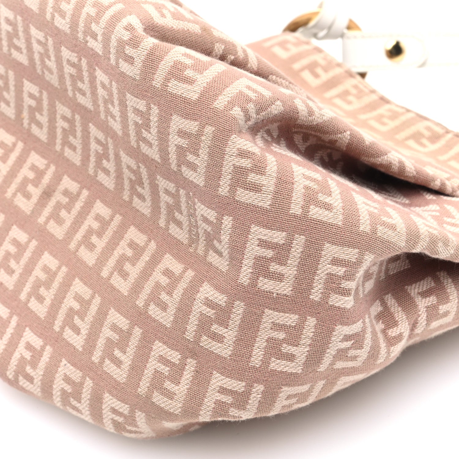 Fendi Zucca Mini Chef Hobo Beige White 1587491 – FASHIONPHILE