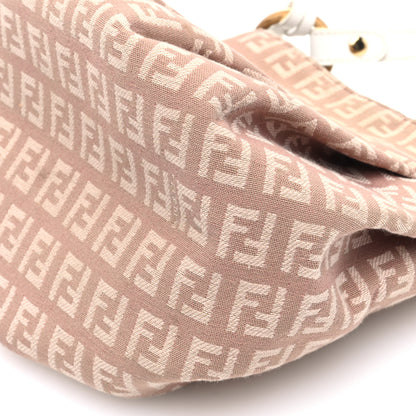 Fendi Zucca Mini Chef Hobo Beige White 11 of 11