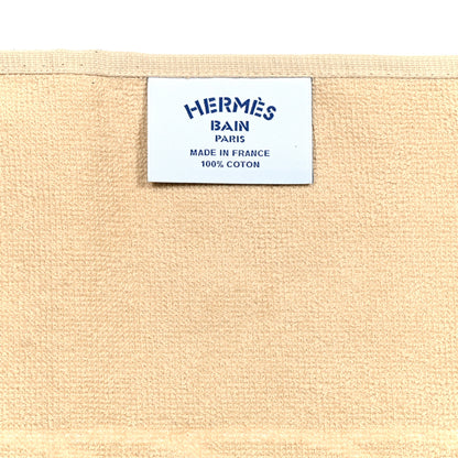 Hermes Cotton Terry Yachting Tattoo Cheval A L'eau Beach Towel Sable 5 of 6