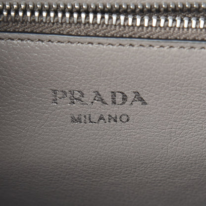 Prada Glace Calfskin Studded Sound Shoulder Bag Argilla 6 of 9