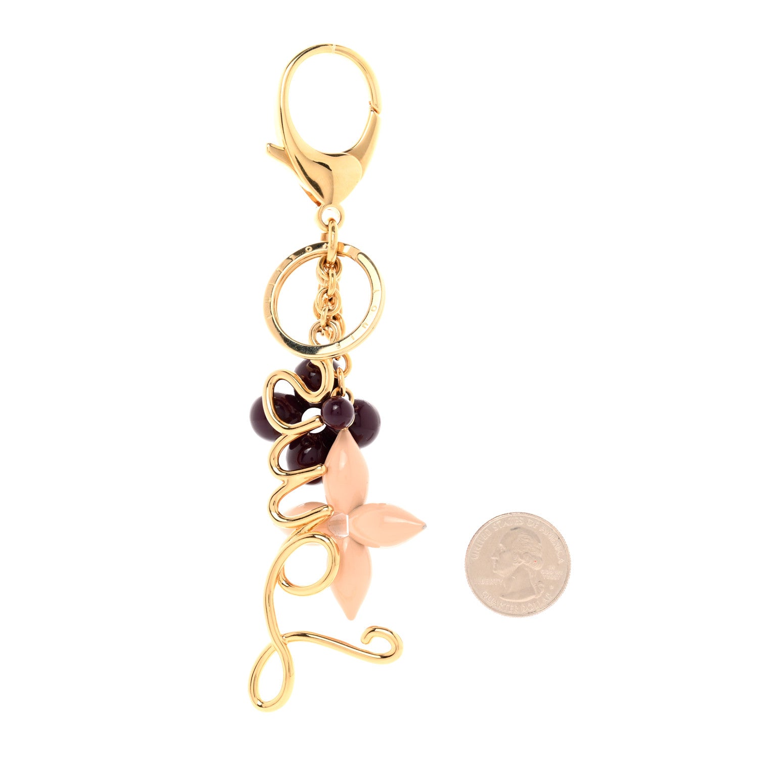 Louis Vuitton Resin Louis Bag Charm Key Holder 2 of 5