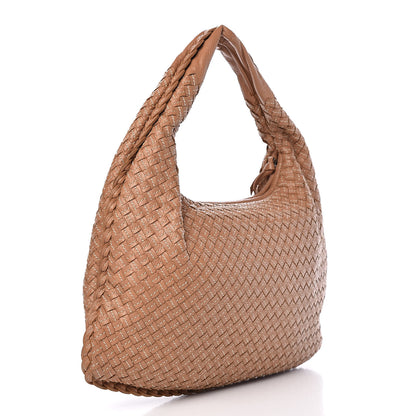 Bottega Veneta Nappa Stitched Intrecciato Medium Veneta Hobo 3 of 17