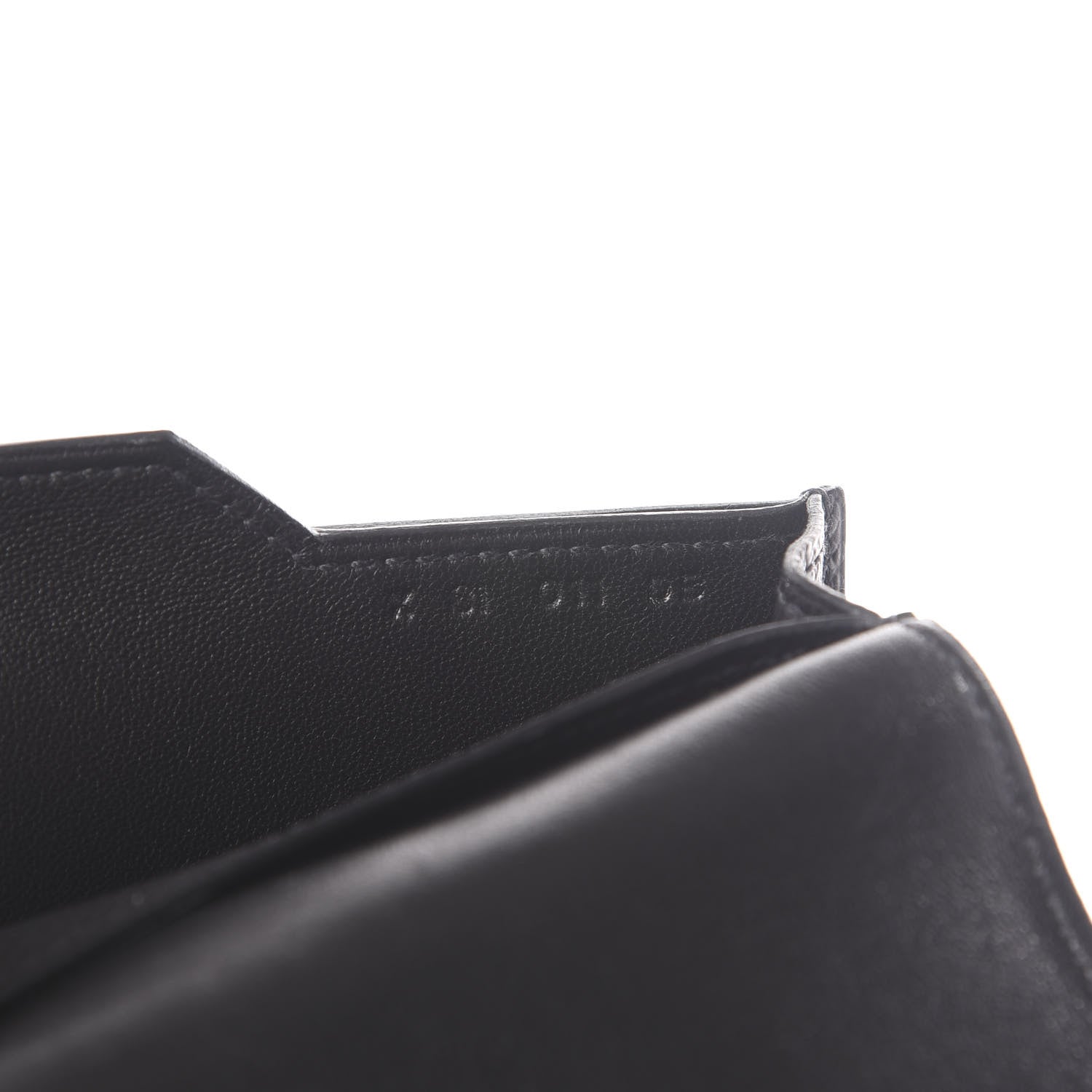 Hermes Epsom Short Passant Wallet Black 8 of 9