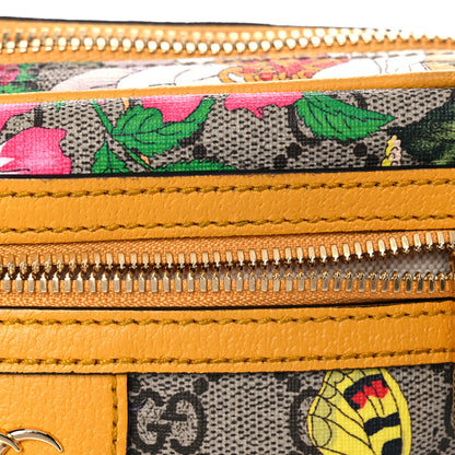 Gucci GG Supreme Monogram Flora Medium Ophidia Belt Bag Beige Multicolor Crop 13 of 18