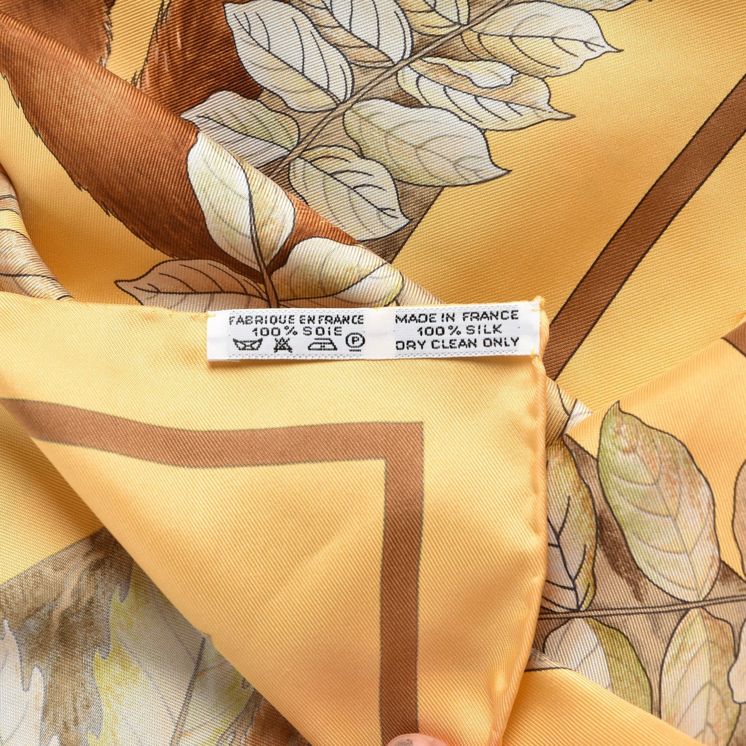 Hermes Silk Casse Noisette Scarf 90 6 of 6