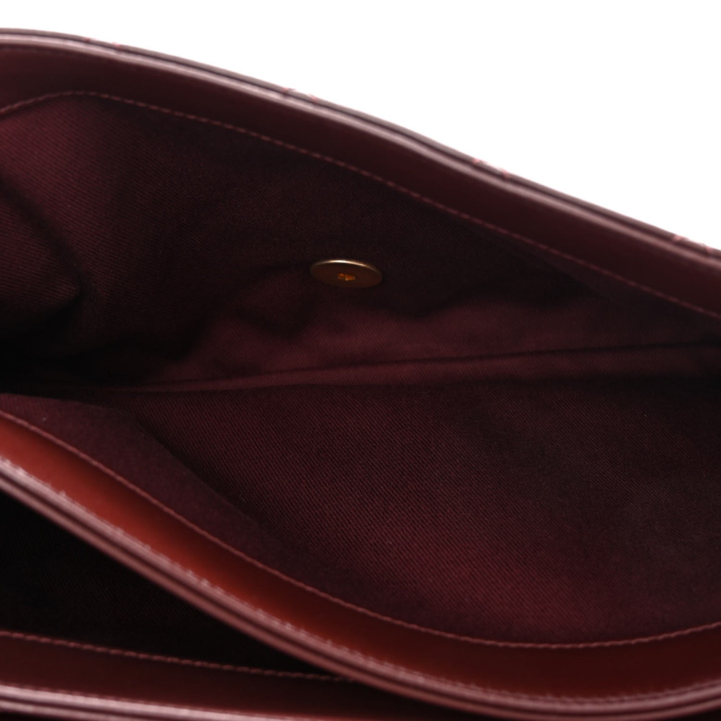Calfskin Quilted Jumbo Soft Elegance Flap Bordeaux
