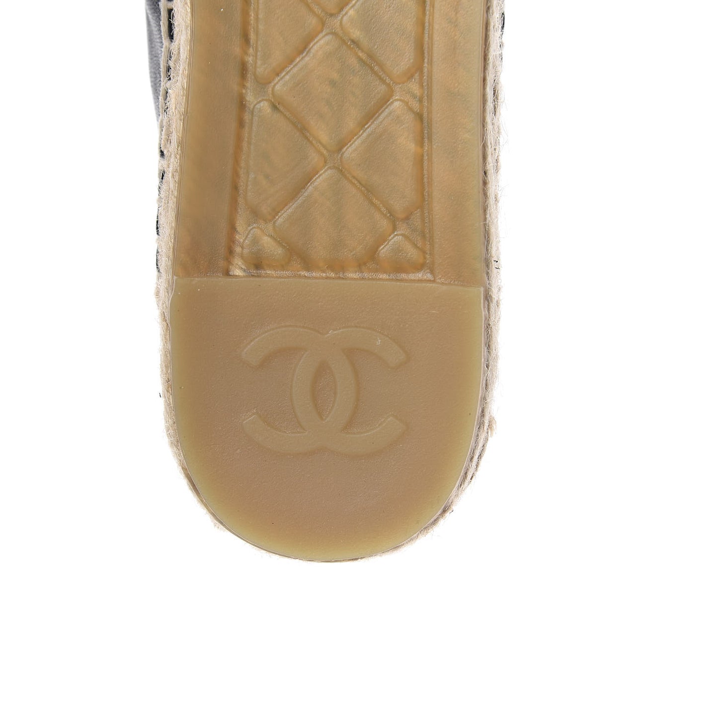 Lambskin CC Espadrilles 36 Black