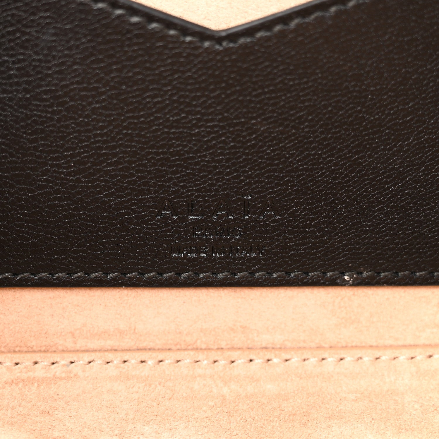 Alaia Goatskin Medium Le Teckel Bag Black 7 of 10