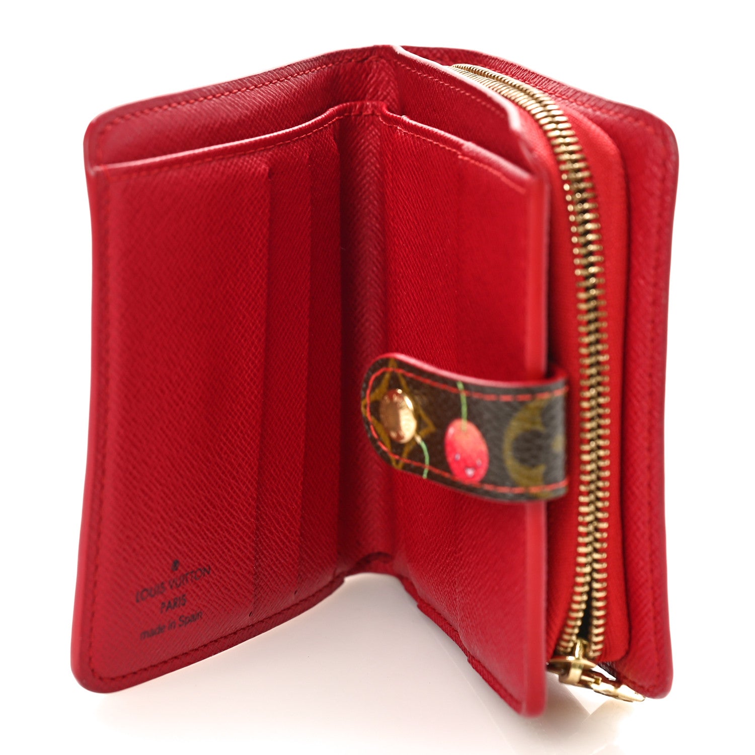 Louis Vuitton Monogram Cerises Compact Zippe Wallet 5 of 9