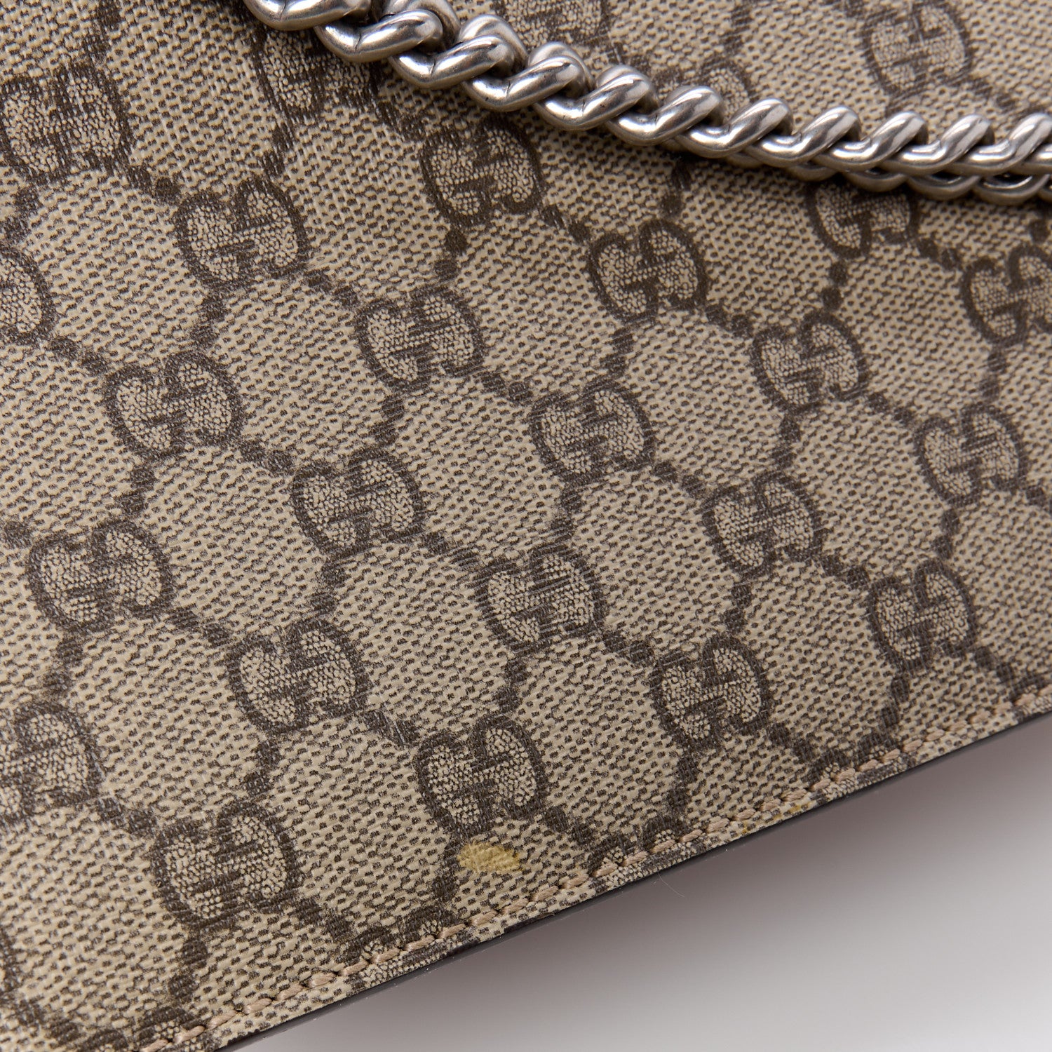 Gucci GG Supreme Monogram Mini Dionysus Shoulder Bag Taupe 14 of 14