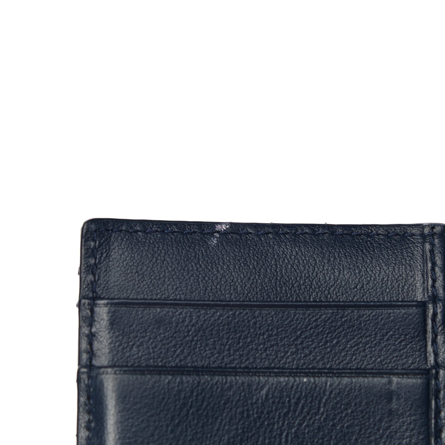 Christian Dior Patent Cannage Lady Dior Card Holder Blue 8 of 12