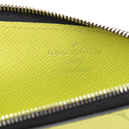 Louis Vuitton Monogram Taiga Coin Card Holder Yellow 6 of 7
