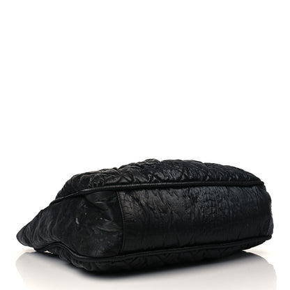 Chanel Crinkled Coated Canvas Le Marais Large Tote Black 4 of 10