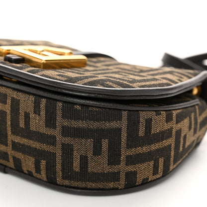Fendi Fabric Jacquard Vitello Cher Cuoio FF 1974 Small Fendi C'mon Tobacco Moro Ebano 10 of 10