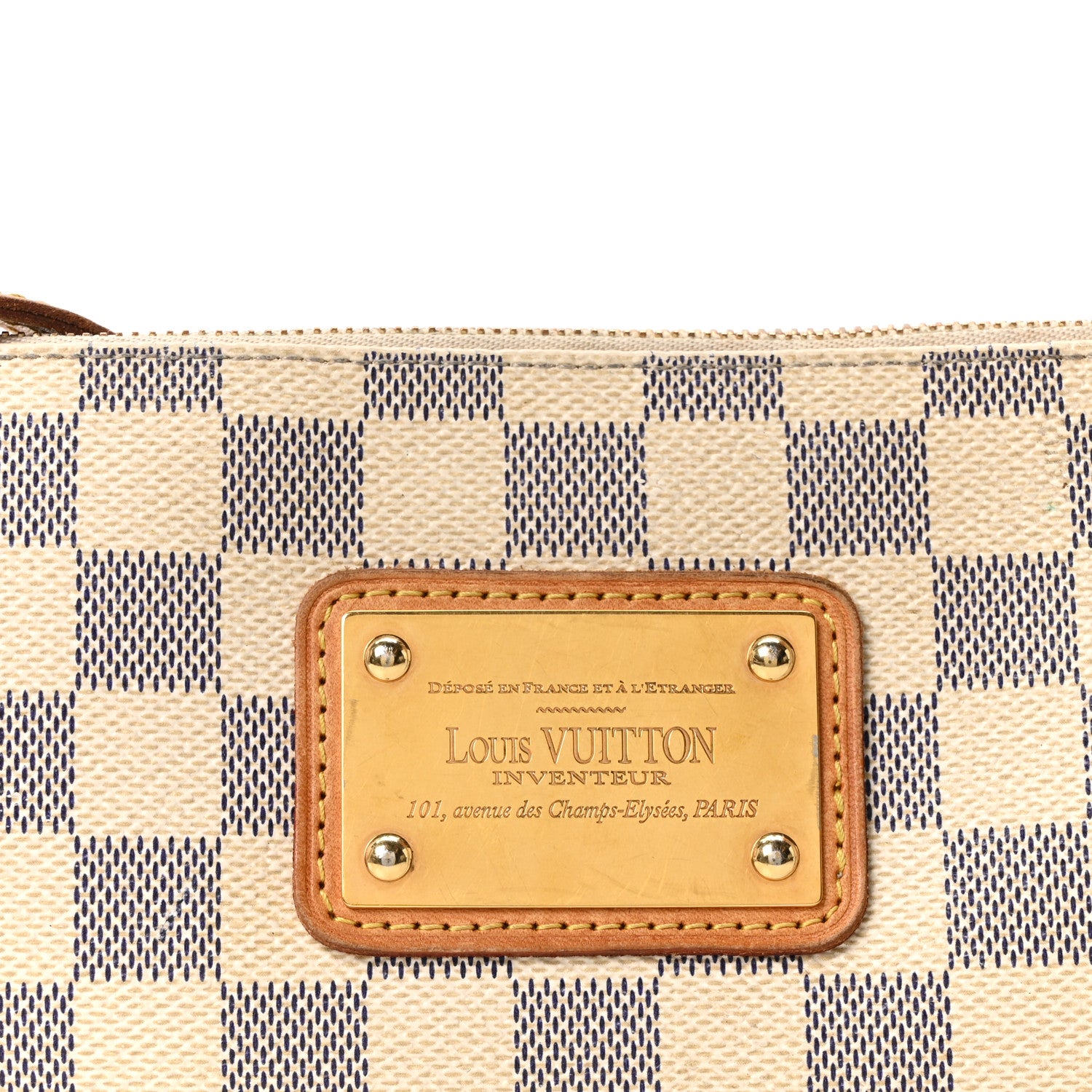 Louis Vuitton Damier Azur Eva Clutch 7 of 9