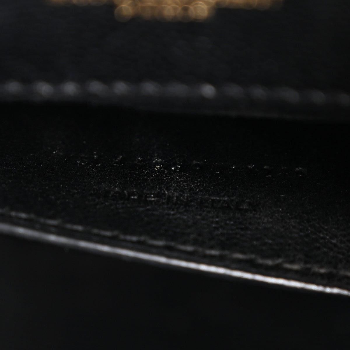Grain De Poudre Small Classic Monogram Kate Satchel Black
