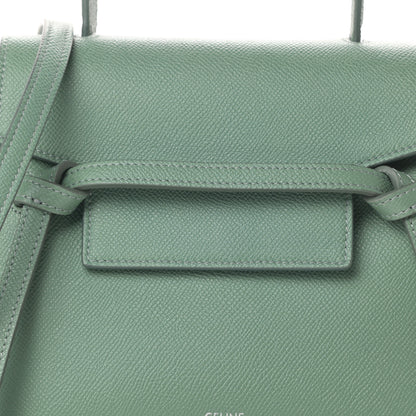 Celine Grained Calfskin Nano Belt Bag Celadon 9 of 13