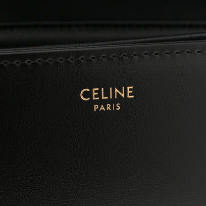 Celine Shiny Calfskin Medium Triomphe Black 6 of 9