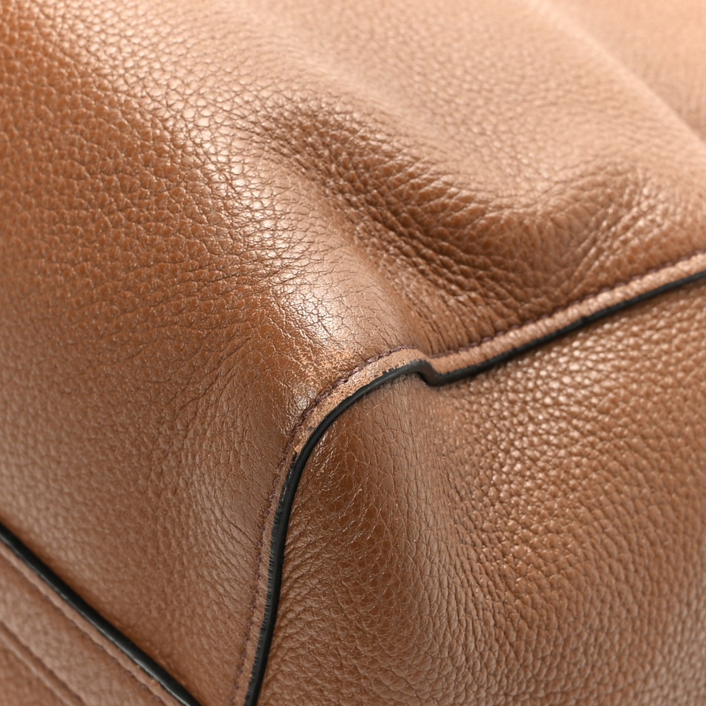 Vitello Daino Tote Palissandro