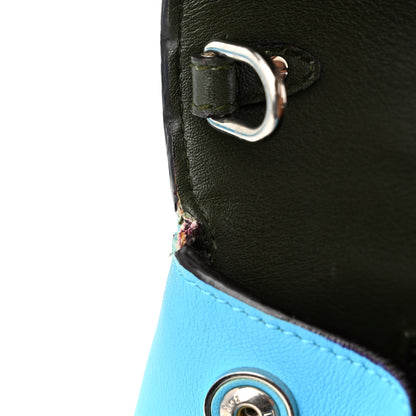 Christian Dior Smooth Calfskin Mini Be Dior Flap Blue 10 of 13