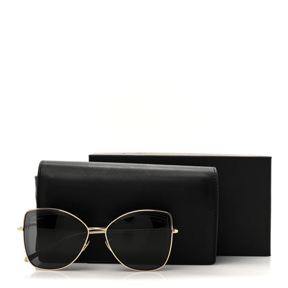 Chanel Metal Butterfly Sunglasses 4253 Black 8 of 8