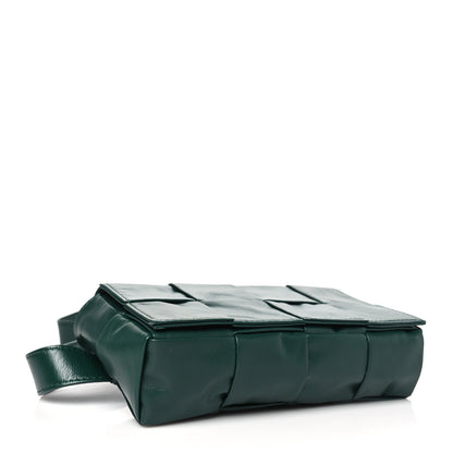 Bottega Veneta Paper Calfskin Intrecciato Cassette Belt Bag Raintree 4 of 9