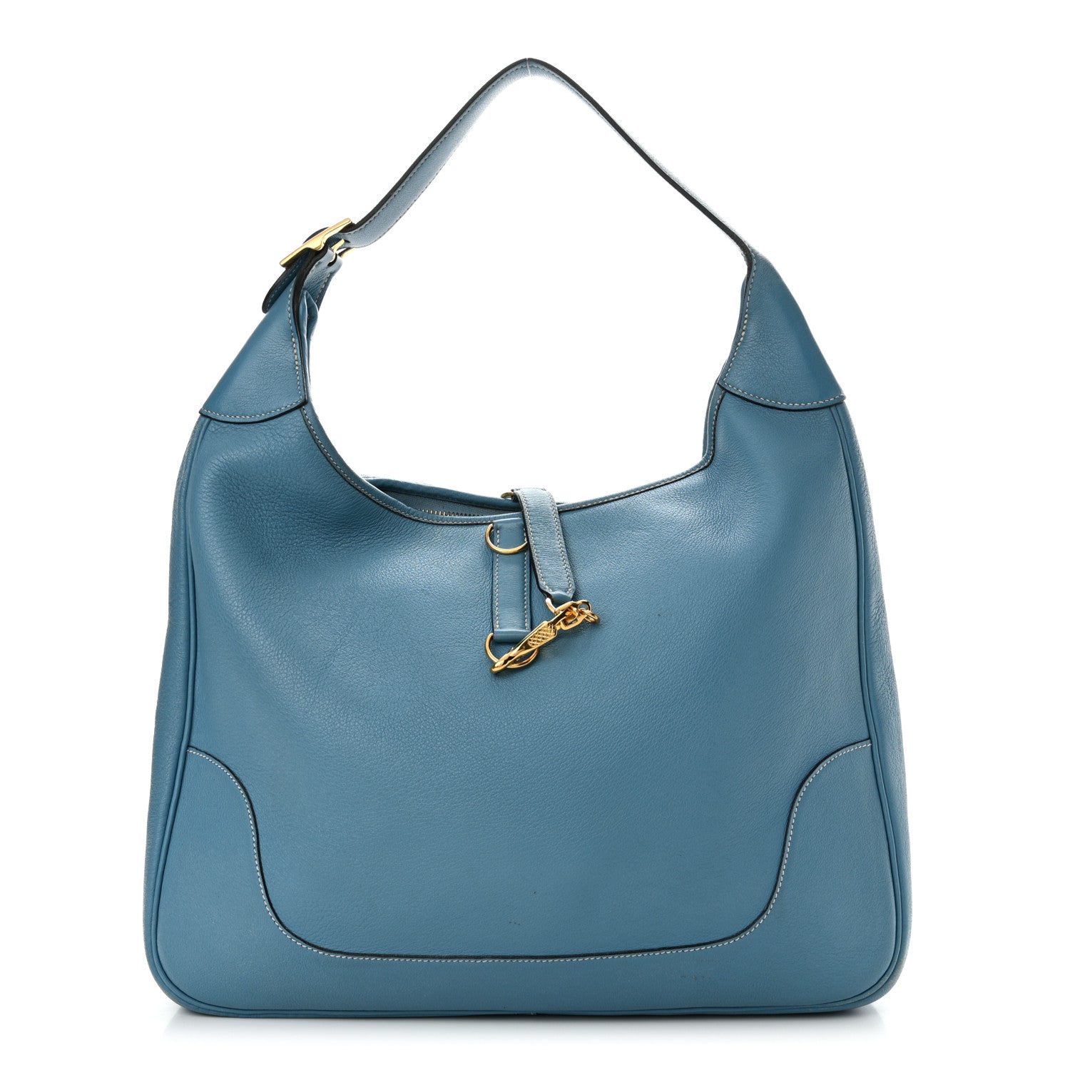 Hermes Evergrain Trim II 38 Bleu Jean 1 of 20