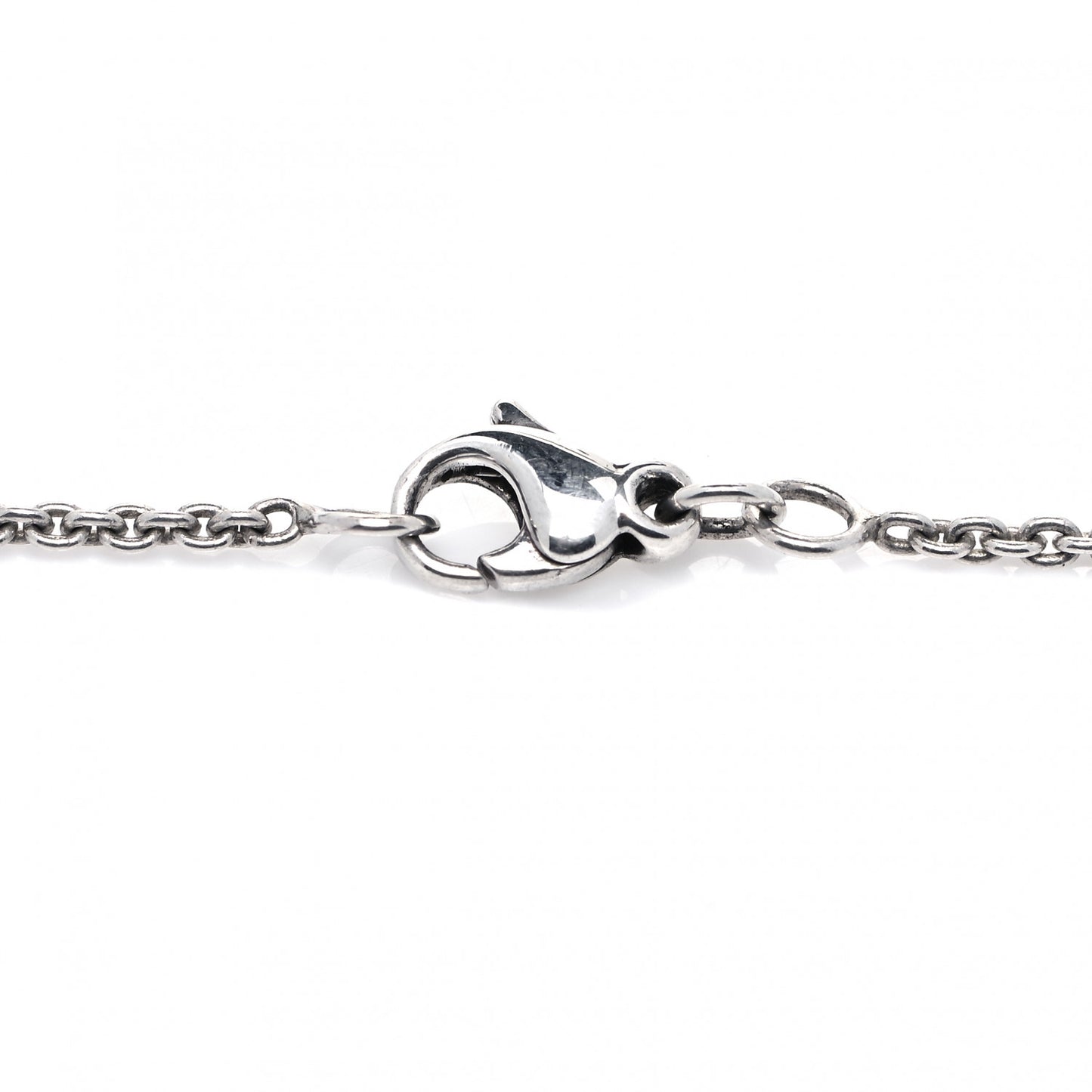 Sterling Silver Triple Disc Drop Pendant Necklace
