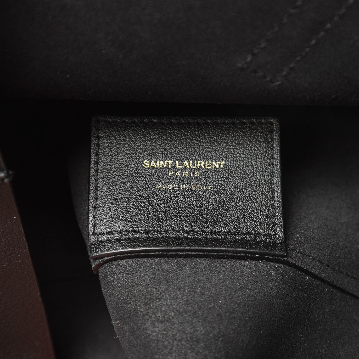 Saint Laurent Calfskin Large Shopping Tote Black 7 of 8