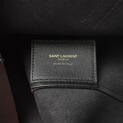 Saint Laurent Calfskin Large Shopping Tote Black 7 of 8