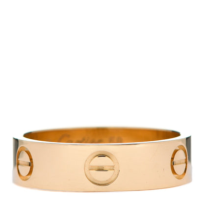 Cartier 18K Yellow Gold 5.5mm LOVE Ring 58 8.25 1 of 5