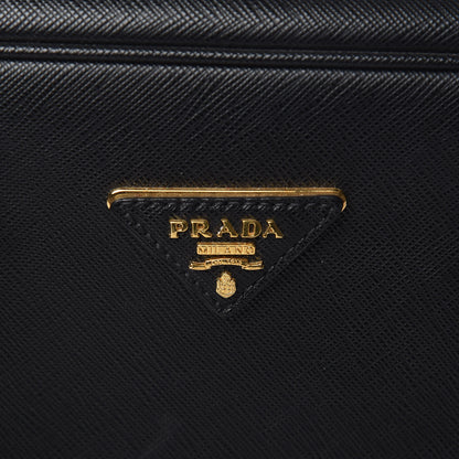 Prada Saffiano Lux Bauletto Black 6 of 9