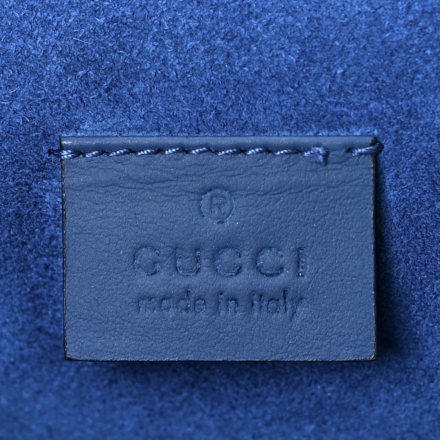 Gucci GG Supreme Monogram Embroidered Medium Dionysus Shoulder Bag Blue 6 of 10