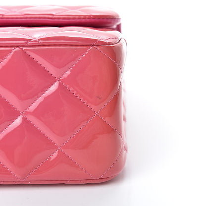 Chanel Patent Quilted Jumbo Double Flap Pink 11 of 16