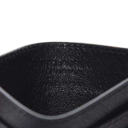 Saint Laurent Grain de Poudre Musical Notes Credit Card Case Black 6 of 8