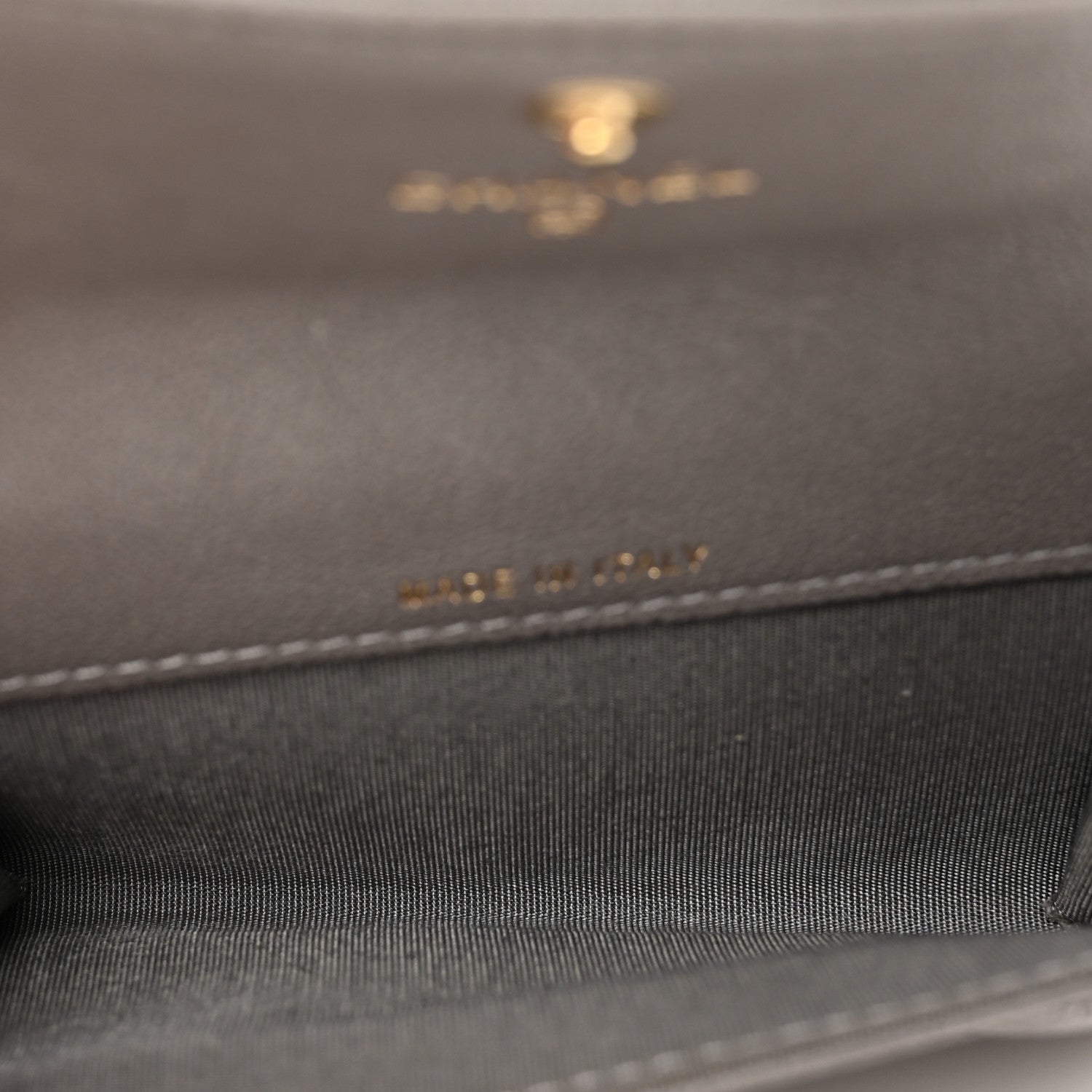 Chanel Caviar Quilted Boy Flap Card Holder Grey 5 of 8