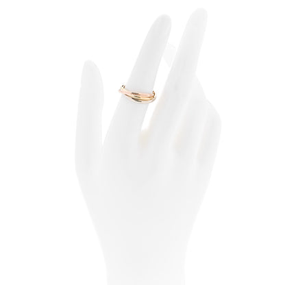 Cartier 18K Pink Yellow White Gold Extra Small Trinity Ring 52 6 2 of 6