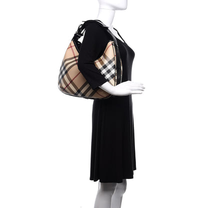Burberry Nova Check Hobo Black 2 of 10