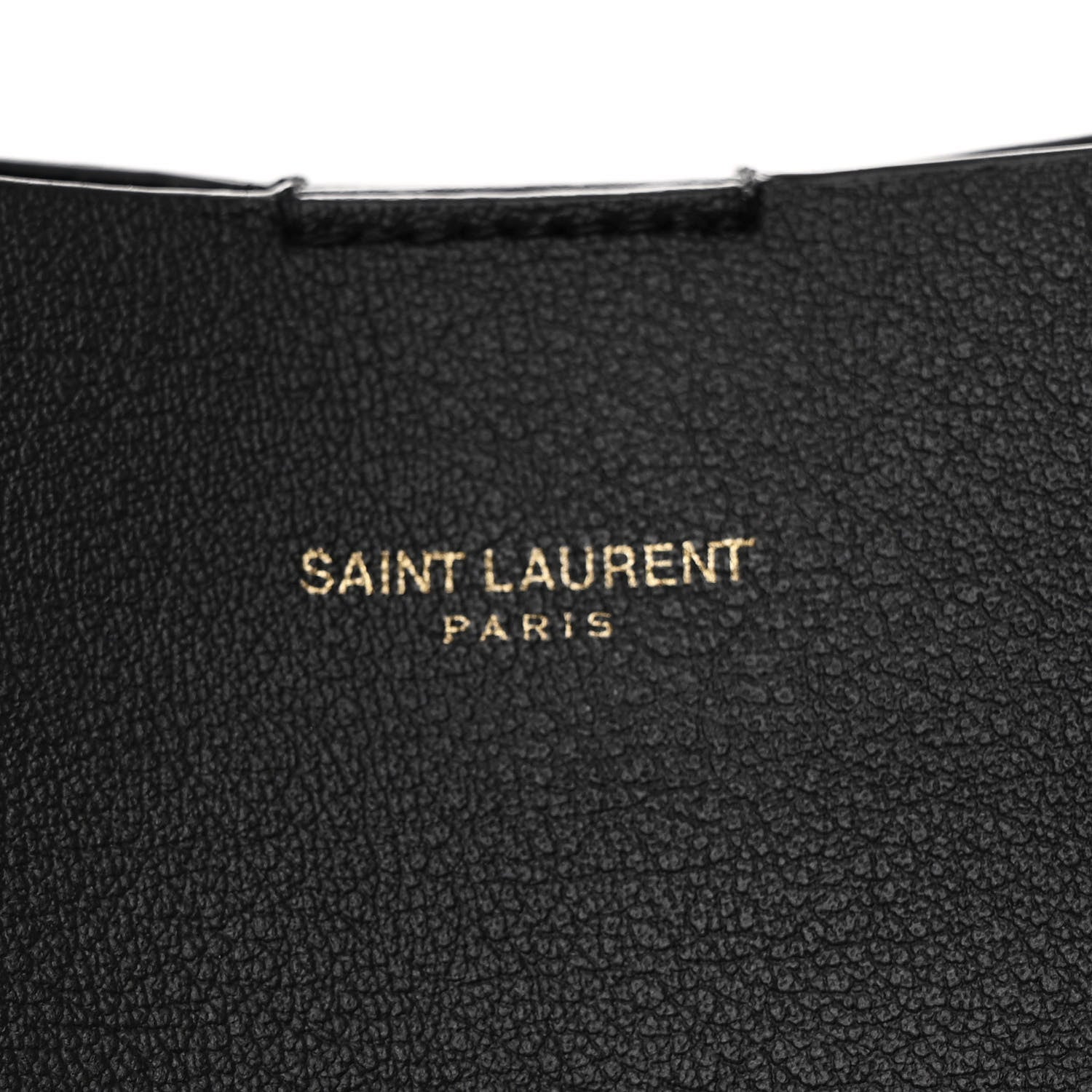 Saint Laurent Calfskin Large Shopping Tote Black 10 of 12