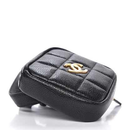 Chanel Caviar Quilted Coin Purse Belt Bag Black 4 of 11