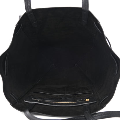 Celine Soft Grained Calfskin Small Belt Cabas Phantom Black 5 of 11