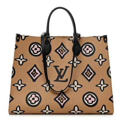 Louis Vuitton Monogram Giant Wild At Heart Onthego GM Arizona 1 of 9