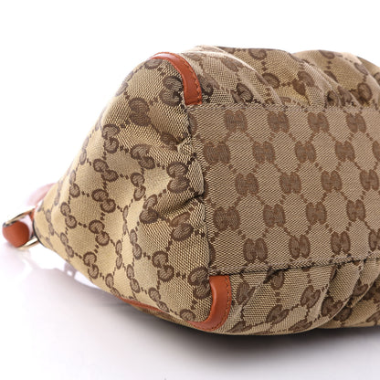 Gucci Monogram Medium D Gold Ring Hobo Orange 5 of 8