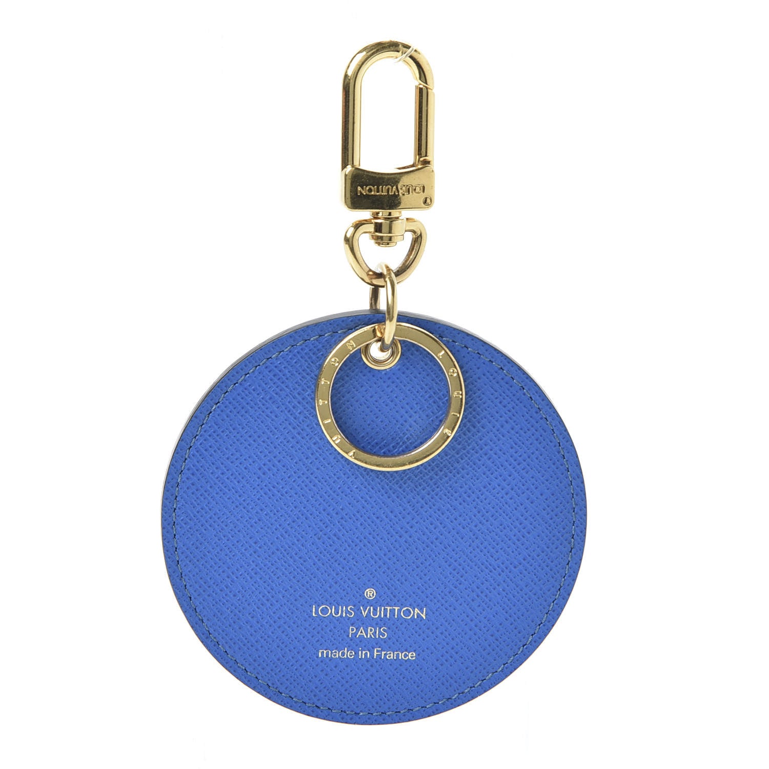 Louis Vuitton Monogram 2019 Christmas Animation Venice Bag Charm Key Ring Blue 2 of 6