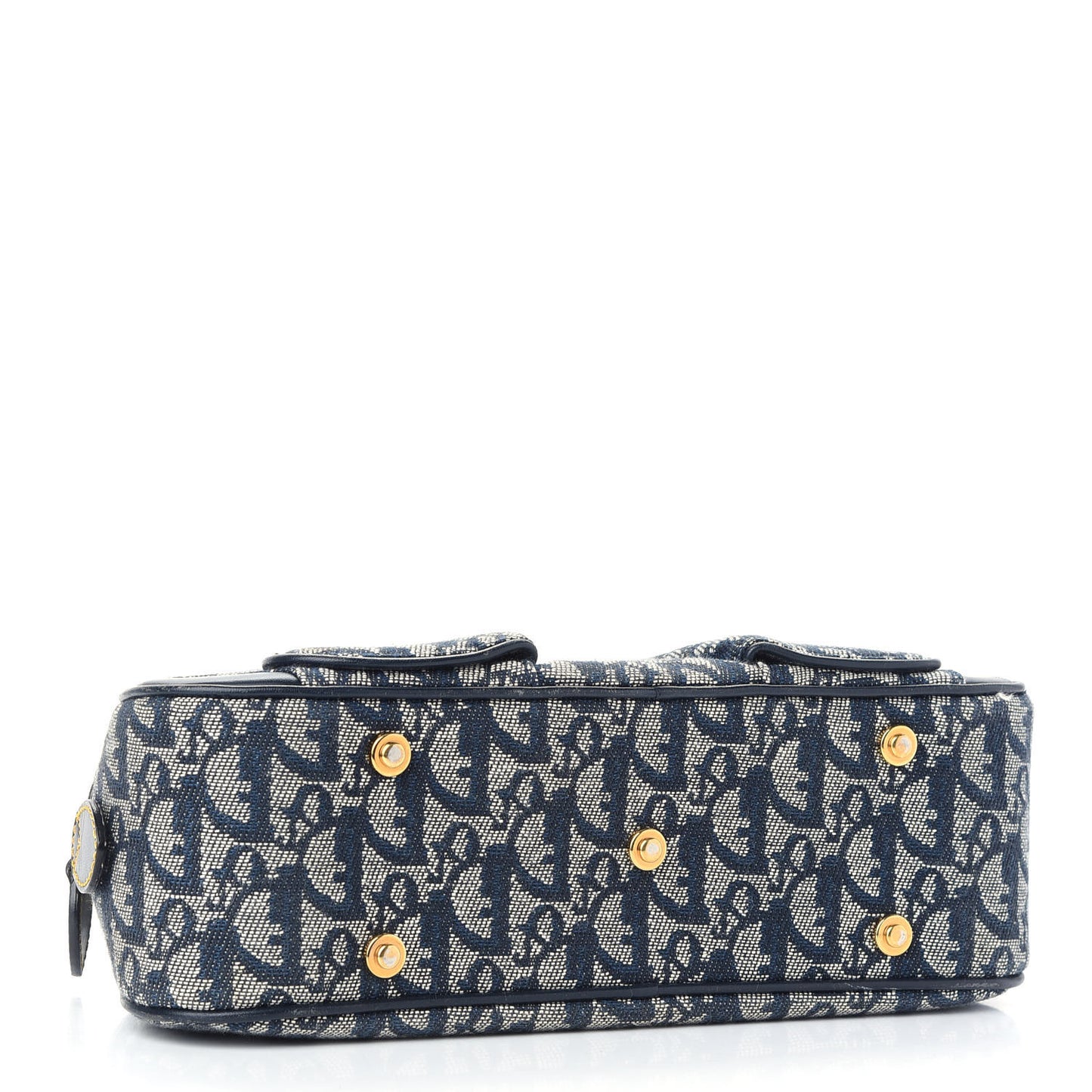 Monogram Mini Saddle Bowler Navy Navy