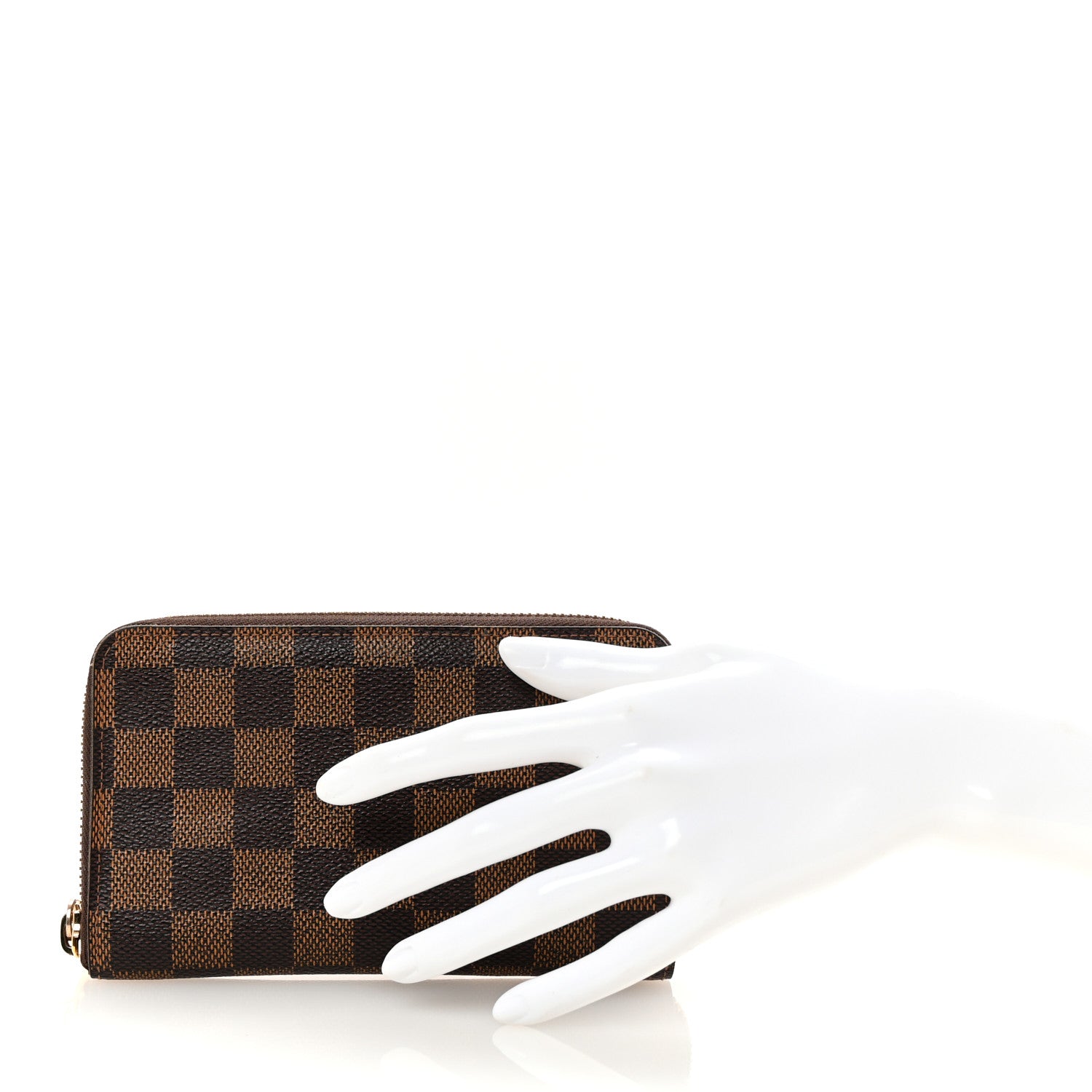 Louis Vuitton Damier Ebene Zippy Compact Wallet 2 of 7