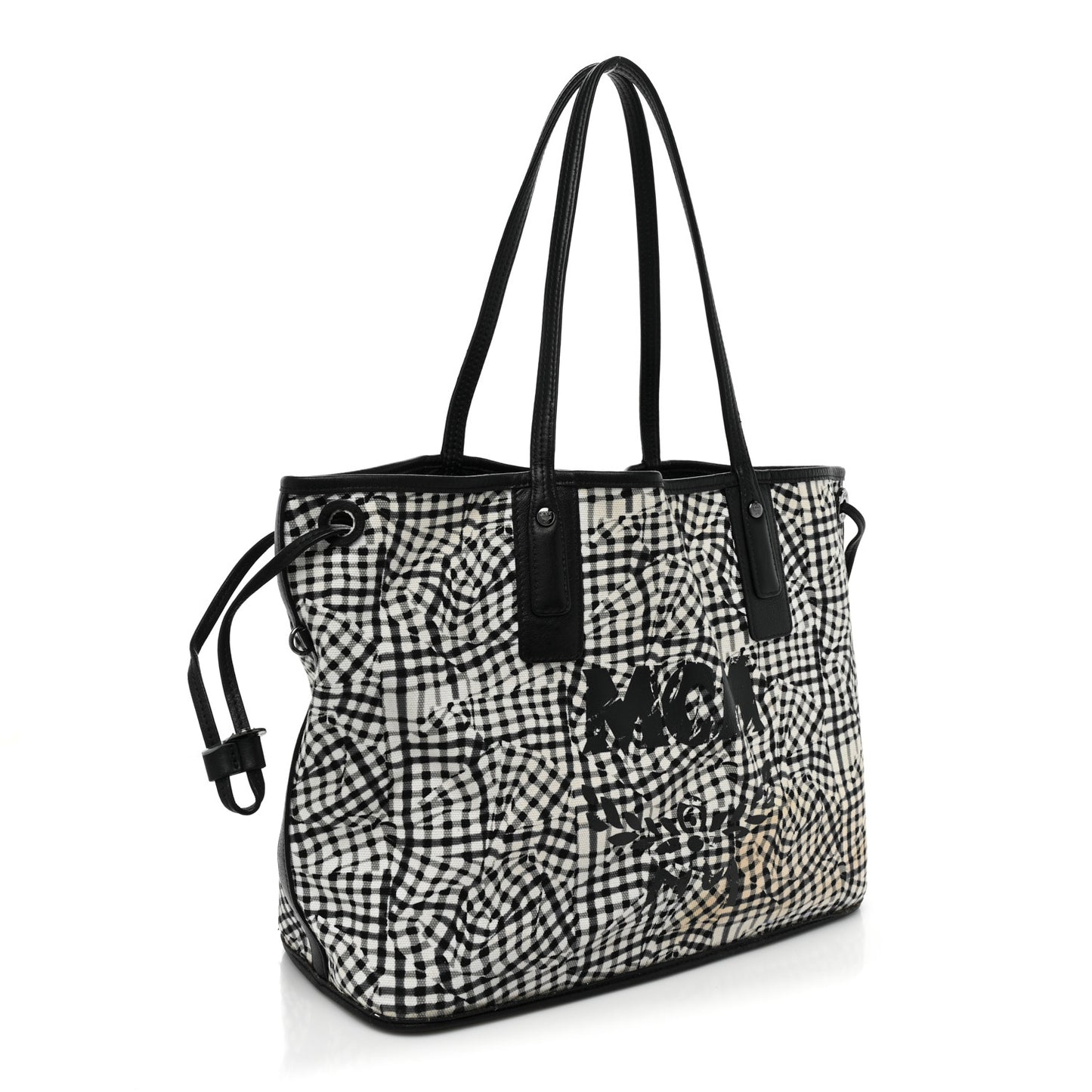Visetos Medium Liz Reversible Shopper Tote Black
