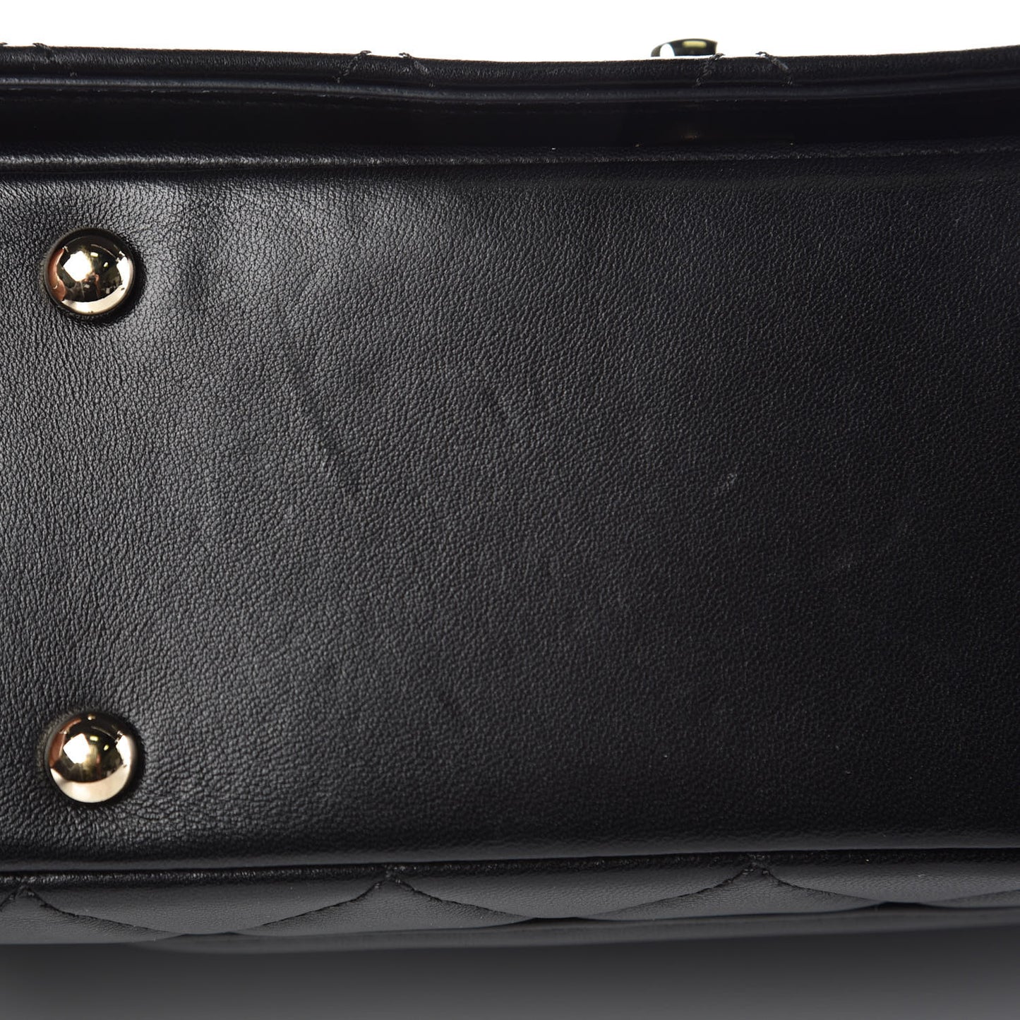 Lambskin Quilted Medium Carry Chic Flap Black