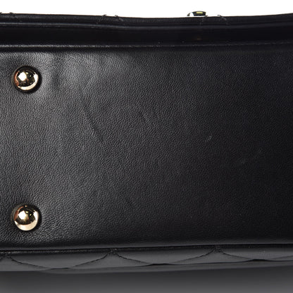Chanel Lambskin Quilted Medium Carry Chic Flap Black 9 of 9